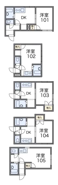 レオパレス小樽第２Ａ 1