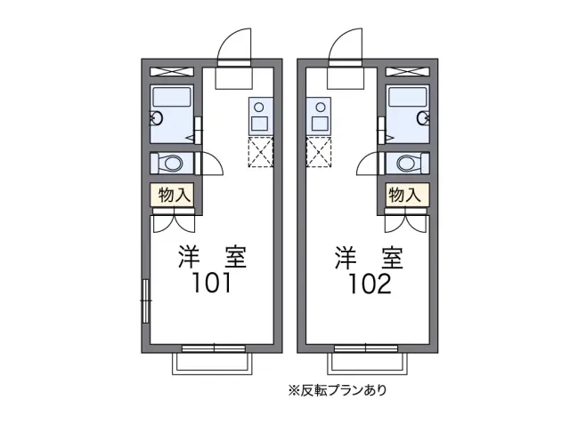 レオパレスシャルマン北越谷 1