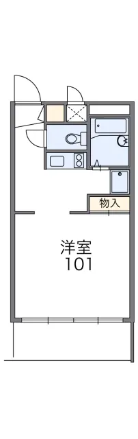 レオパレス二の宮Ａ 1