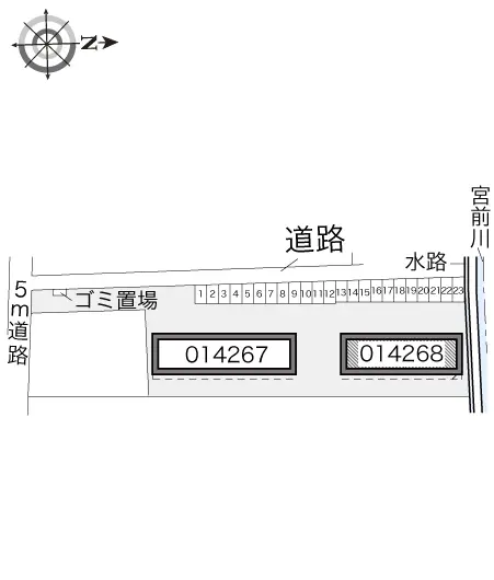 レオパレスフローラⅡ 2