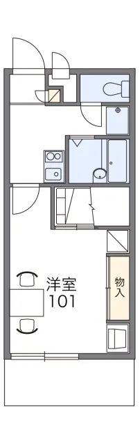 レオパレスサンハイム小泉 1