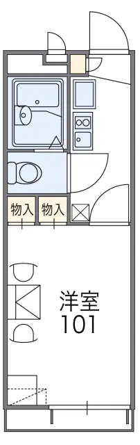 レオパレスパレモⅡ 1