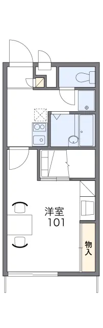 レオパレスＮＡＫＡＳＨＩＭＡ 1