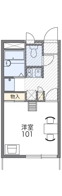 レオパレスグランデ泉Ｂ 1