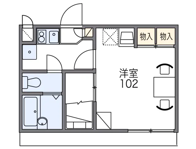 レオパレス潮見台Ⅱ 1