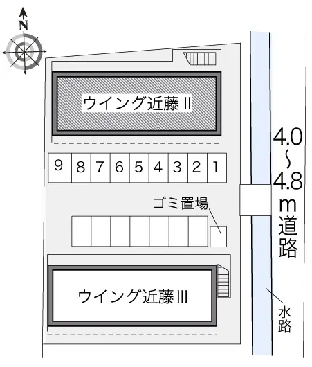 レオパレスウイング近藤Ⅱ 2