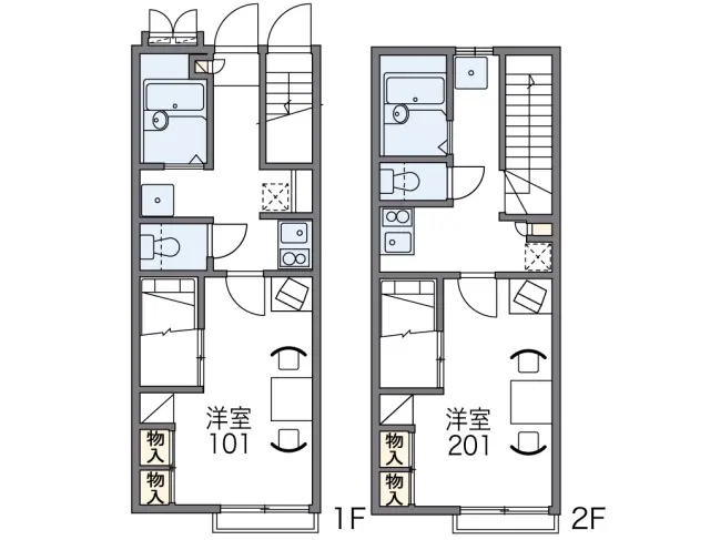 レオパレスドミール細江Ｎ壱番館 1