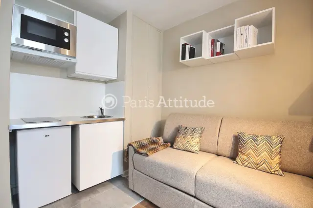 Furnished Studio Apartment Rental - 17m² - Champs de Mars - Eiffel Tower - Paris 4