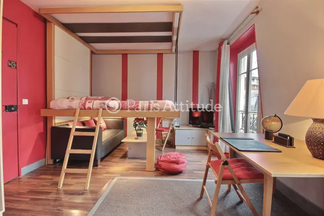 Furnished Studio Apartment Rental - 26m² - Champs de Mars - Eiffel Tower - Paris 2