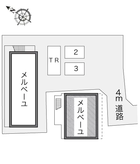 レオパレスメルベーユⅢ 2