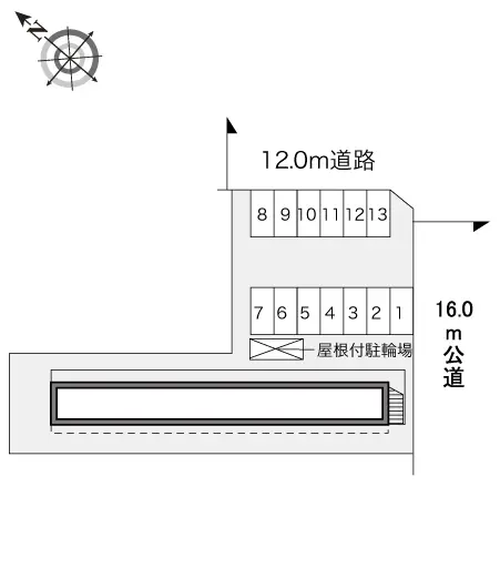 レオパレスサンモール新町 2