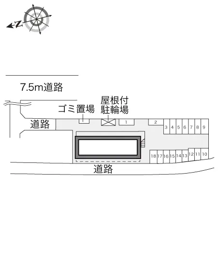 レオパレスクレール倉吉 - ที่พักนักศึกษาในเมืองซางกิช