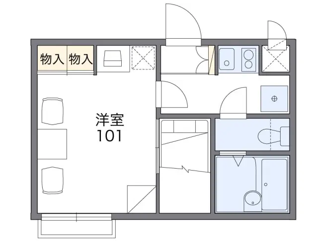 レオパレス南万代 1