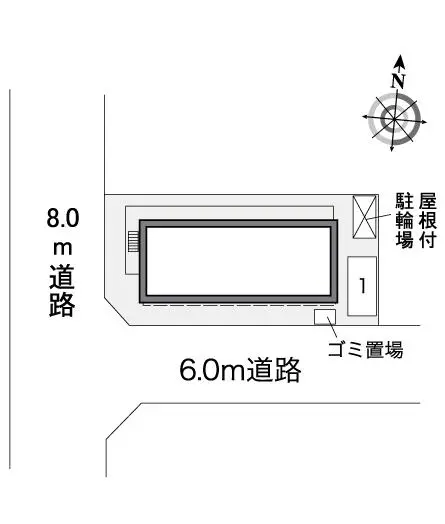 レオパレスパークハイム鷹合 3