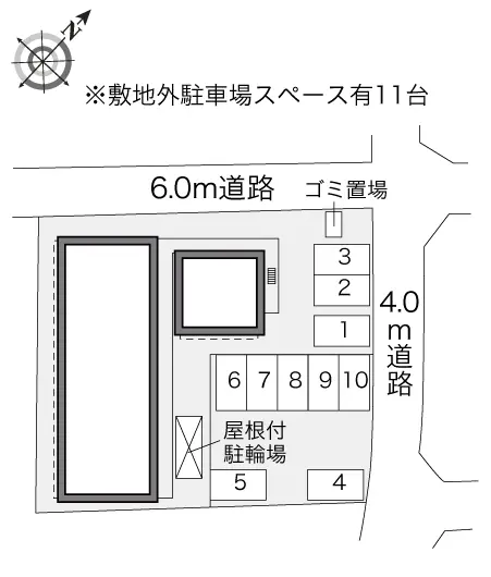 レオパレスゆげたⅡ 3