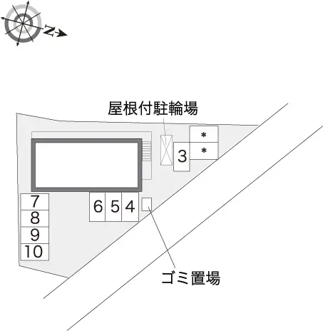 レオパレスパレ　ロワイヤル 2