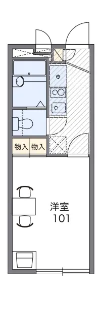 レオパレスダンケ蛍池 1