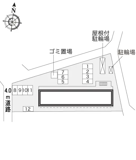 レオパレスＮＩＳＨＩＨＡＲＡⅡ 2