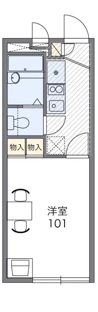 レオパレスフォンティーヌ囲護台 1