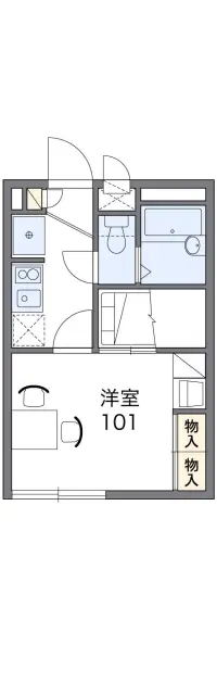 レオパレスラ　プランタン　Ⅱ 1