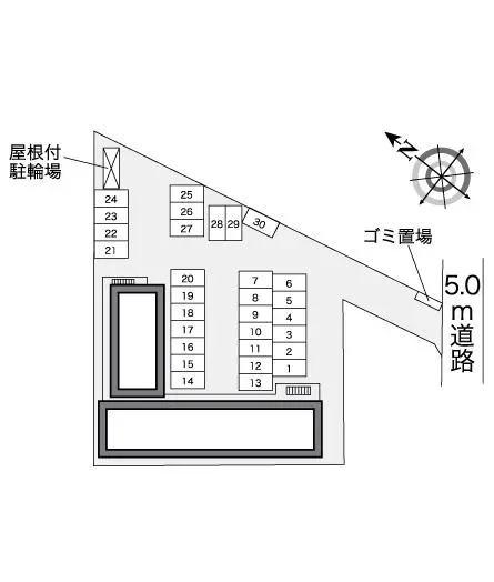 レオパレスファミリアⅢ 4