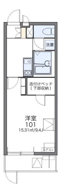 レオパレスセンターヴィレ 1