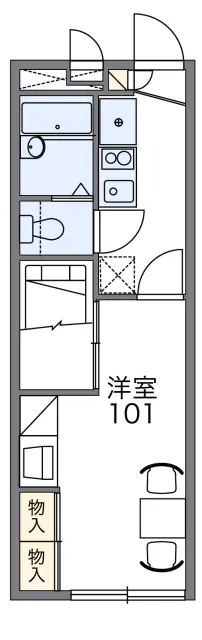レオパレスドミール小倉 1