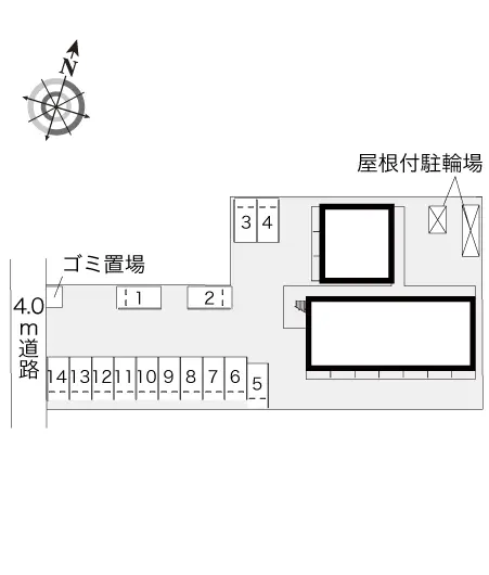レオパレスグリーンバレー内谷 2