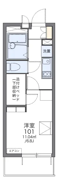 レオパレスＫＡＺＵⅢ 1