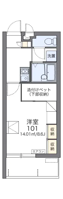 レオパレスコンフォートおろくⅡ 1