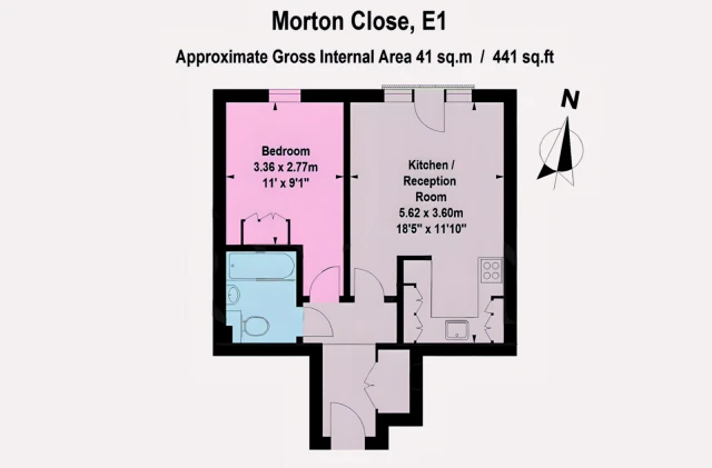 Morton Close, Deancross Street, E1