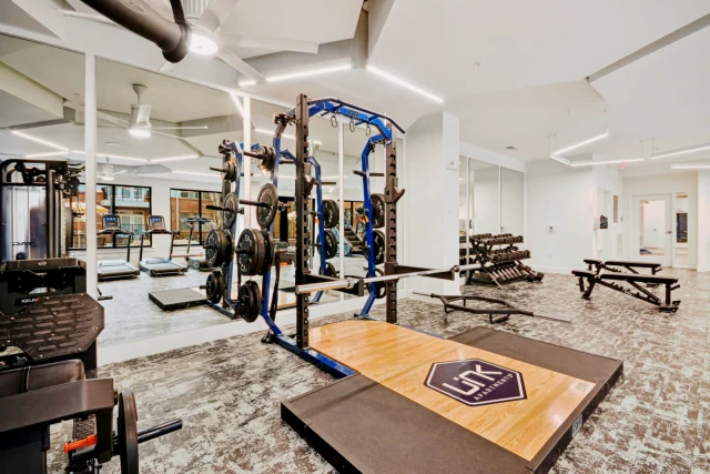 Link Apartments® Calyx - 교회 산 학생 숙소 - 피트니스센터