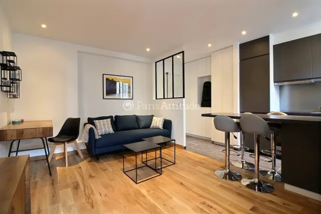 Rental Furnished apartment 1 bedroom - 35m² - Batignolles - Paris 0