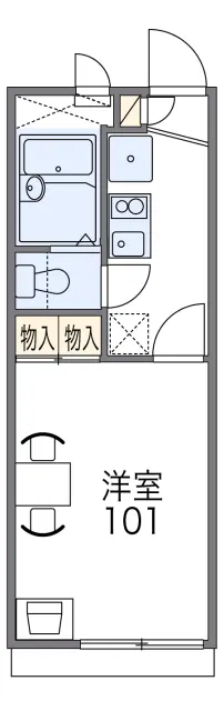 レオパレスオーキッドⅡ 1