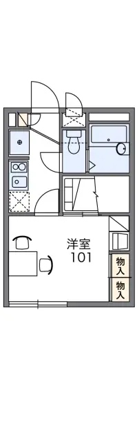 レオパレス鶴田 1