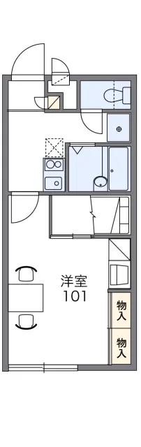 レオパレス第５ＦＵＫＵＹＡ 1