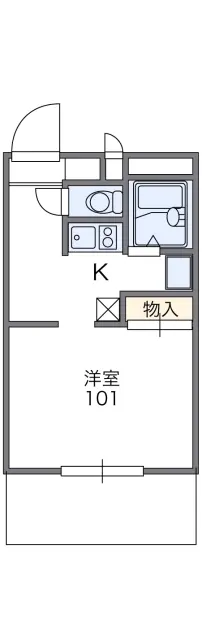 レオパレスルナⅠ 1