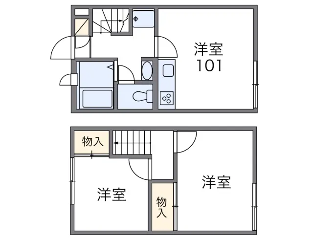 レオパレスグレイス上津 1