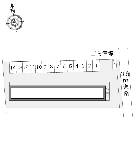 レオパレスデルニエＫⅡ 2