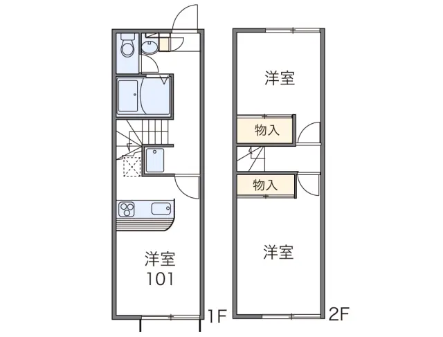 レオパレスヴィラパルク弐番館 1