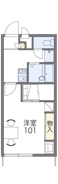 レオパレス檀田Ｂ 1