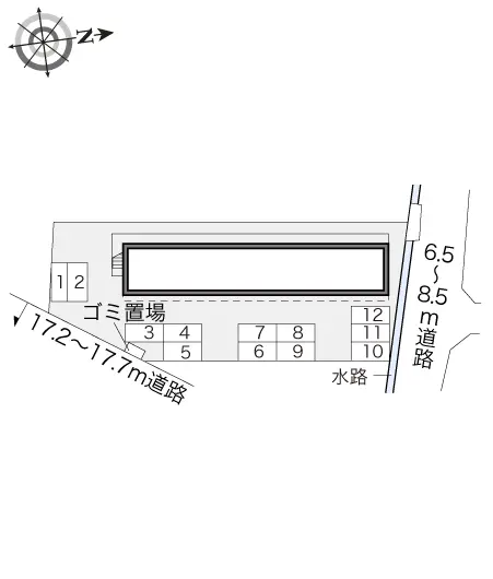 レオパレスエクレール鬼無 2