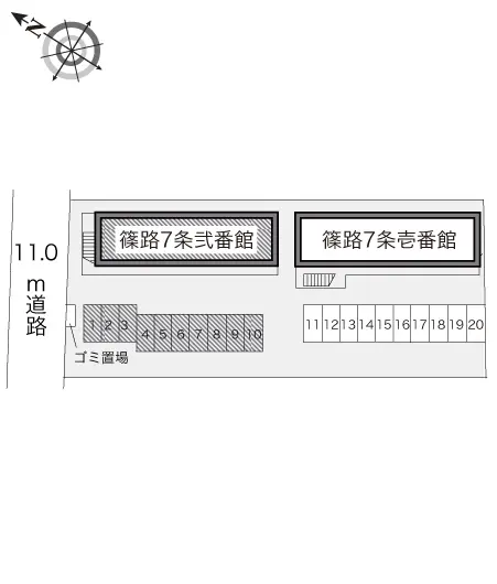 レオパレス篠路７条弐番館 2