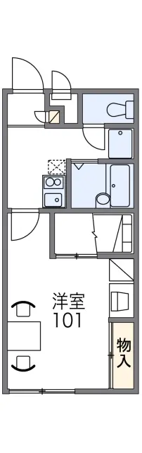 レオパレスルミナス　イースト 1