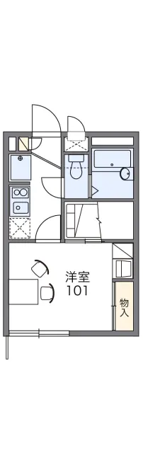 レオパレスシティパルⅡ 1