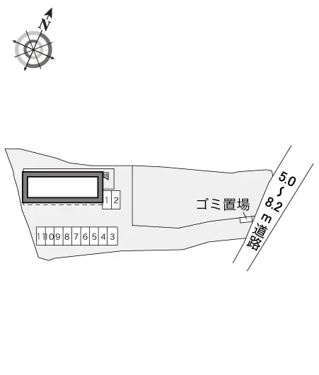 レオパレス弥勒寺 2
