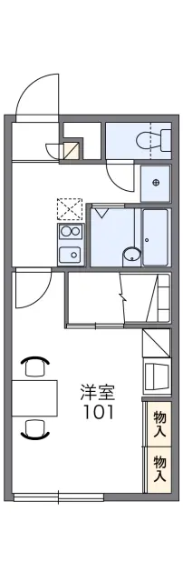 レオパレスＣＡＲＰＥ　ＤＩＥＭ 1