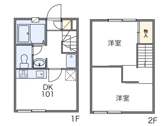 レオパレス枚岡ヒルズ 1