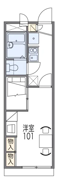 レオパレスフローラ津興 1