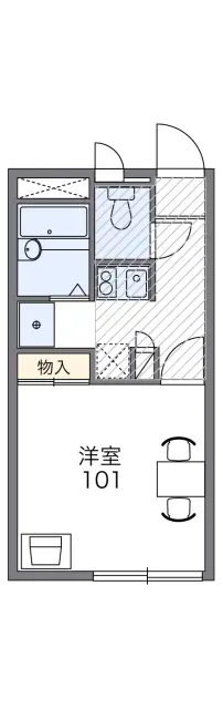 レオパレスラフィーネⅡ 1